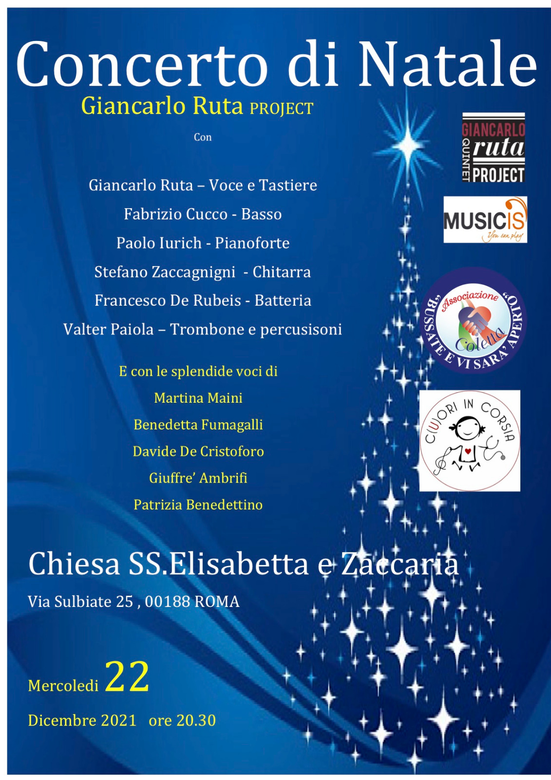 Locandina Concerto Natale 2021